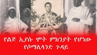 የልጅ ኢያሱ ሞት ምክንያት የሆነው የሶማሊላንድ ጉዳይ [upl. by Zerelda]