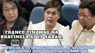 FRANCE CASTRO TINAWAG NA BRATINELA TO THE MAX SI VP SARAH [upl. by Oiludbo]