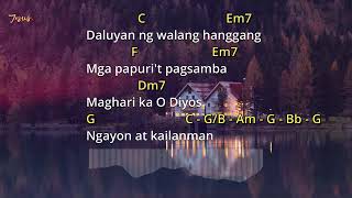 BANAL MONG TAHANAN Lyrics and Chords Musikatha Tagalog YouTube [upl. by Lazos122]