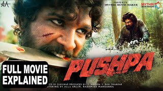 Pushpa Full Movie Hindi Dubbed HD Facts 4K  Allu Arjun  Rashmika Mandanna  Sukumar  Devi Prasad [upl. by Datnow111]