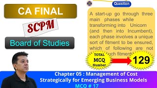 BOS Portal  SCPM  Emerging Business Models  MCQ 017  Unicorn [upl. by Aikas]