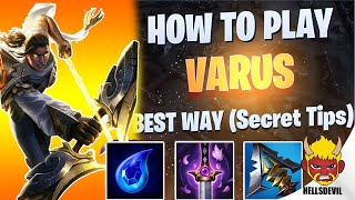 WILD RIFT  How To Play Varus Like A Challenger  Varus Gameplay  Guide amp Build [upl. by Orin399]