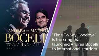 Andrea And Matteo Bocelli Release 30th Anniversary Edition Of quotTime To Say Goodbyequot [upl. by Ulland]