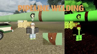 How To Weld The Pipeline In Ez Money Welding Co [upl. by Elleoj]