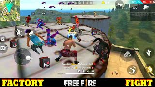 Garena free fire factory king  ff fist fight on factory roof  factory challenge gameplay  video t [upl. by Anidualc]