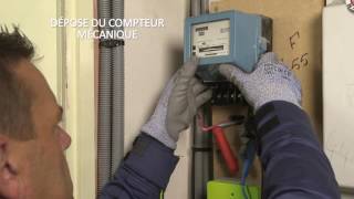 Pose du compteur Linky par ENEDIS [upl. by Segroeg658]