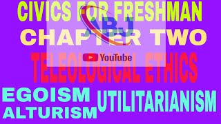 CIVICS FOR FRESHMAN CHAPTER TWO PART 1 MORAL AND CITIZENSHIP COURSE THEOLOGICAL ETHICS abjtube1 [upl. by Leary387]