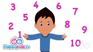 Ten To One  Learning Songs Collection For Kids And Children  Happy Kids [upl. by Aivul]