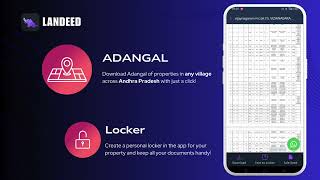 Telangana State Property Document  Adangal  Locker  Landeed app [upl. by Bloem]