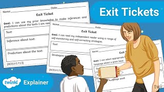 How to Use Exit Tickets to Assess Learning [upl. by Bonns883]