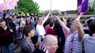 Dulwich Hamlet fans in action [upl. by Ullund]