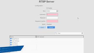 RTSP Server [upl. by Nalhsa]