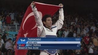 Mens Taekwondo 68kg Gold Medal Final  Turkey v Iran  London 2012 Olympics [upl. by Asserak]