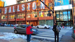 Walking Arlington Virginia Ballston  January 2022  I almost got frostbite so please watch this [upl. by Natassia]