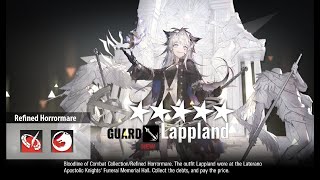 Arknights  Lappland Refined Horrormare Outfit Showcase [upl. by Idnahk586]