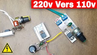 Convertisseur 220v vers 110v Gradateur de Lumiere 220V 50Hz 16A [upl. by Egan182]