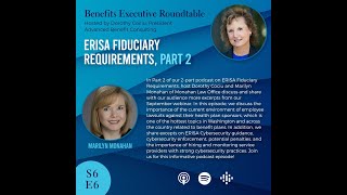 S6E6  ERISA Fiduciary Requirements Part 2 [upl. by Ultan]