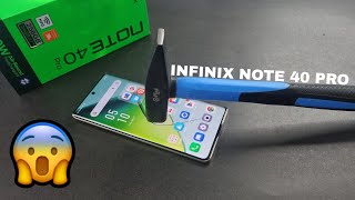 Infinix NOTE 40 PRO Screen Scratch amp Gorilla Glass Durability Test 🛠️🔨 [upl. by Elleinahc]