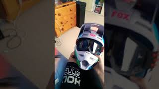 Mounting a gopro mount to MX helmetFox V1 [upl. by Sioux914]