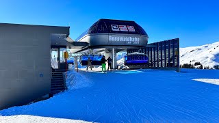 Skigebiet Saalbach Hinterglemm  Leogang  Fieberbrunn  Skifahren⛷️ [upl. by Kroy]