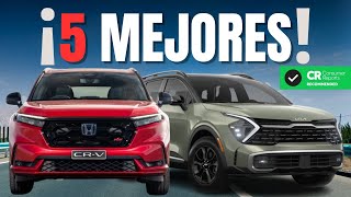 ✅¡Los 5 MEJORES SUV COMPACTAS del 2024 según CONSUMER REPORTS [upl. by Ulda]