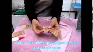 Tutorial como recuperar tus billetes viejos y dañados [upl. by Adnovay558]