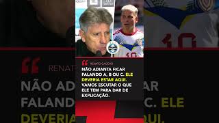 Renato Gaúcho explica situação de Soteldo após não se apresentar ao Grêmio e puxa orelha [upl. by Cornel]