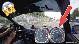 745HP Subaru Impreza EMBARRASS Porsches on Track  OnBoard  Monza  Speedo View [upl. by Etnuhs420]