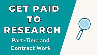 Top 3 Online Research Jobs From Home 2022 Get Paid To Google [upl. by Wurst897]