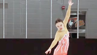 Alexis Snyder  Junior Women Free Skate  2025 Midwestern Sectional Singles Final [upl. by Nahs]