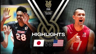 🇯🇵 JPN vs 🇺🇸 USA  Highlights  Mens OQT 2023 [upl. by Henden]