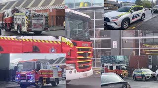 Rainy Afternoon Out At Hobart City Fire Station [upl. by Ydahs121]