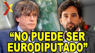 BOFETADA de Europa a Puigdemont SE NIEGA a darle el ACTA DE EURODIPUTADO [upl. by Yeta835]