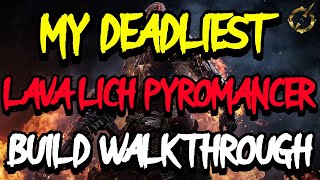 OUTRIDERS PYROMANCER LAVA LICH BUILD SETUP  SOLO APOC TIER 24 FATHERS SANCTUM  INSANE DPS 🔥 [upl. by Ordisi478]