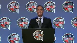 The 2023 Naismith Hall of Fame Press Conference [upl. by Ramiah]