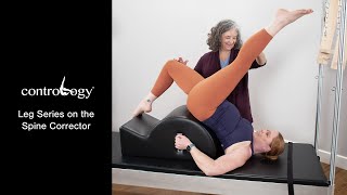 Classical Pilates Leg Series on the Spine Corrector  Contrology® Exercise Break [upl. by Ardnalac]