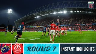 Munster v Ulster  Instant Highlights  Round 7  URC 202223 [upl. by Aiza]