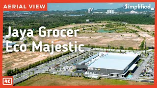 Jaya Grocer Eco Majestic Semenyih  Drone view in 4K 60FPS [upl. by Ver]