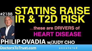 PHILIP OVADIA j6  STATINS RAISE IR amp T2D RI …these are DRIVERS of HEART DISEASE [upl. by Giesser]