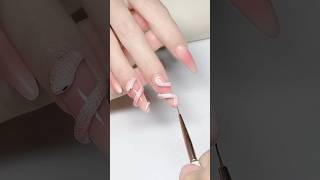 Vettsy Polygel Nail Design nailart naildesign shorts nailcare nailart [upl. by Jsandye]