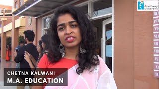 MA Education  Chetna Kalwani  201618 [upl. by Marchall242]