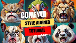 Style Aligned ComfyUI Workflow Consistency Across Generations ✨ [upl. by Asuncion754]