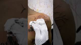 Ink tattoo studio Rajankunte name amp tree Tattoo c 7026657525 [upl. by Nylirehs98]