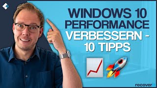 Windows 10 schneller machen 🚀  Tipps 2021 [upl. by Yobybab]