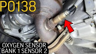 P0138 O2 Sensor Circuit High Voltage Bank 1 Sensor 2  symptoms  Causes  location  solutions [upl. by Bjorn]