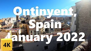 Walking in Ontinyent January 2022 Winter in Spain [upl. by Adnarahs649]