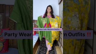 Myntra IndoWestern Coord set✅ partywear myntrahaul coordset indowestern youtubeshorts [upl. by Thinia467]