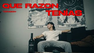 Tdragon  Que Razón Tenías Prod Maxi Beatz [upl. by Khoury]