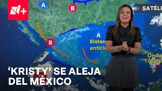 Clima hoy en México del 23 de Octubre de 2024 Kristy se aleja de costas mexicanas  Las Noticias [upl. by Appel249]