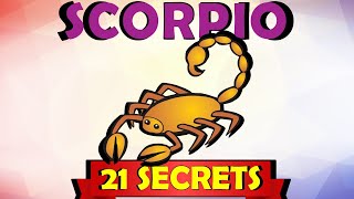 Scorpio Personality Traits 21 SECRETS [upl. by Adhamh]